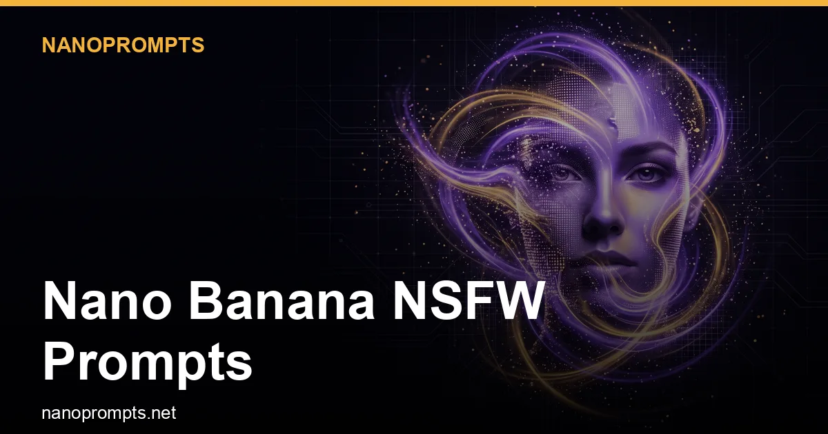 Nano Banana NSFW Prompts