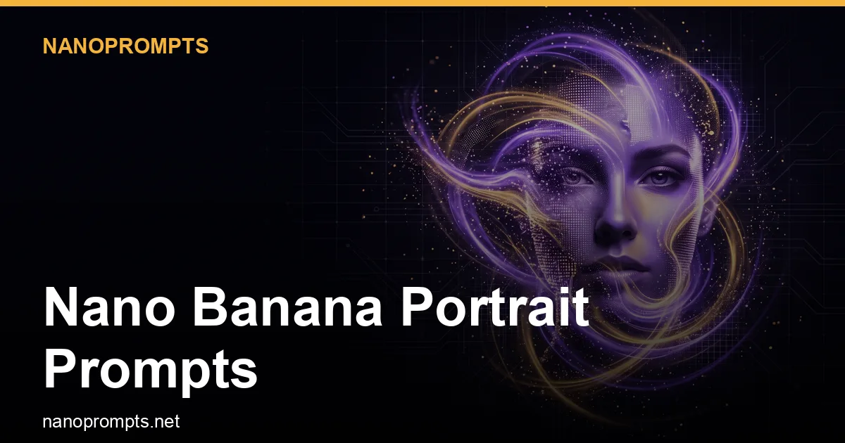 Nano Banana Portrait Prompts