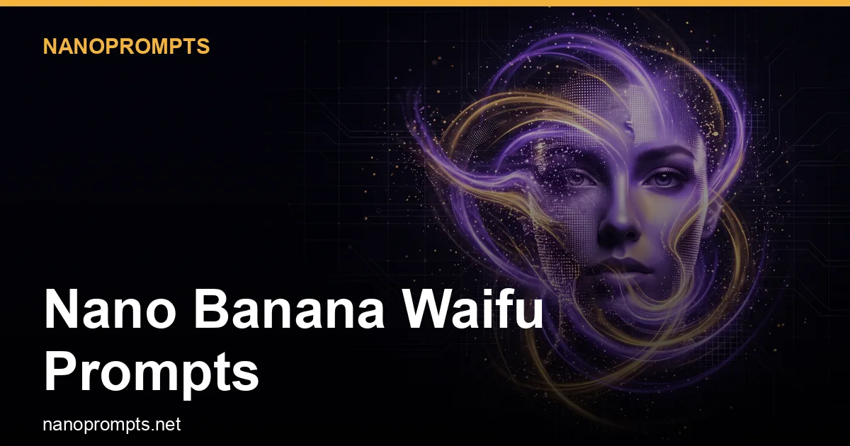 Nano Banana Waifu Prompts